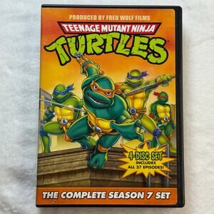 Teenage Mutant Ninja Turtles Season 7 DVD Set 4 Disc Lionsgate 27 Episodes TMNT